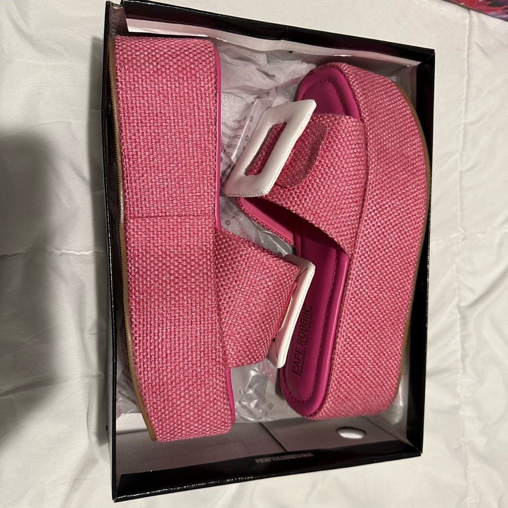 Pink sandals